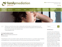 Tablet Screenshot of familymediationpractice.com